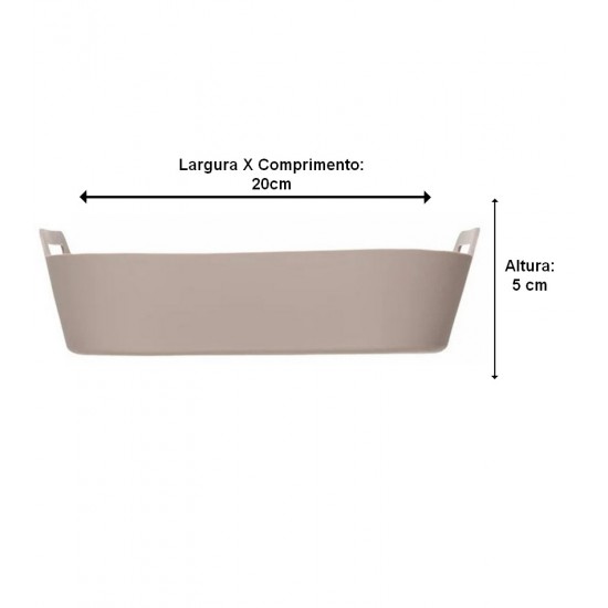 Forma Quadrada 20X5CM Para Air Fryer Bege Silicone